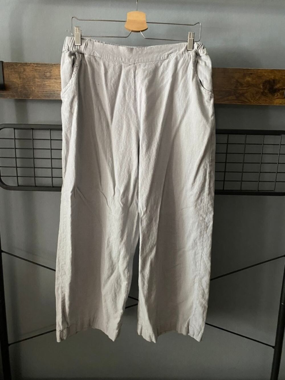 Just Living Linen Blend Langenlook Pants | Size Large